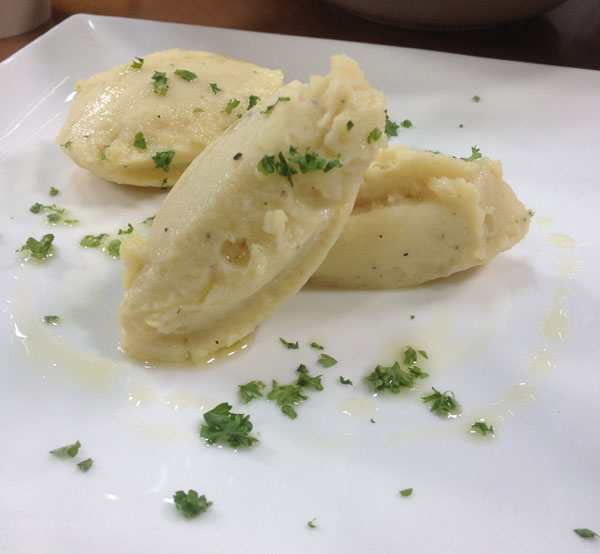 Mashed potatoes with Hummus Food Thinkers