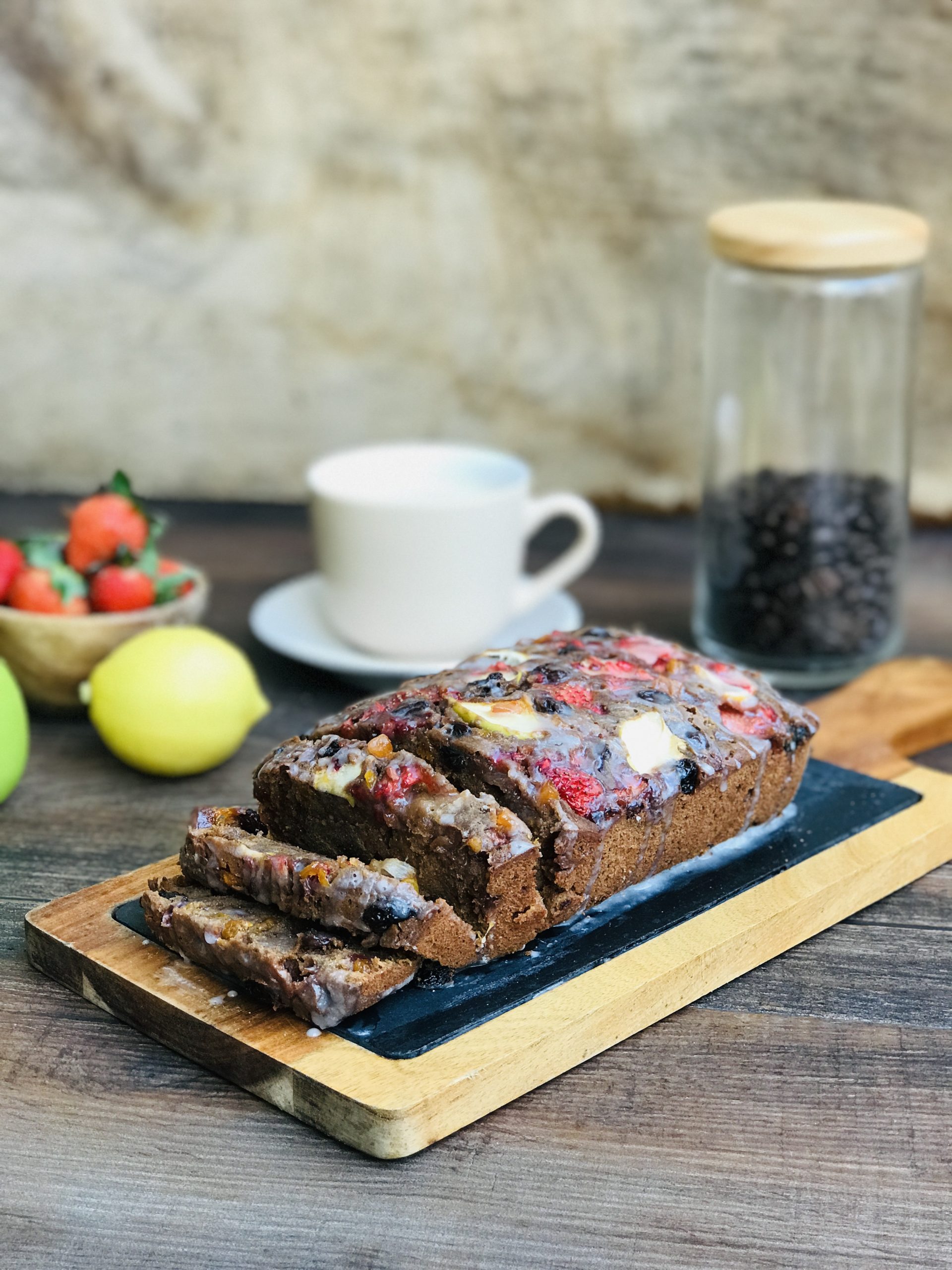 Coffee Fruit Cake Food Thinkers