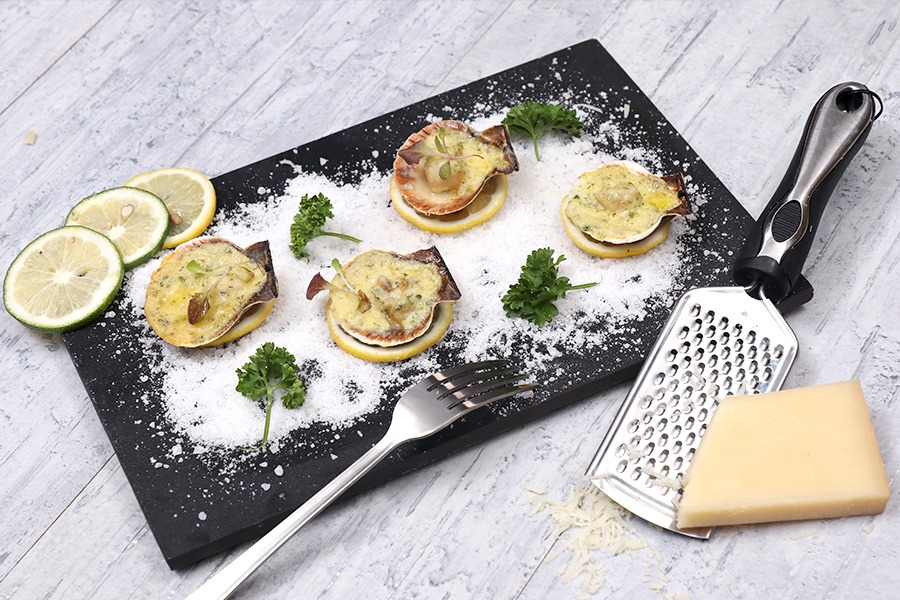 AU GRATIN BAY SCALLOPS Food Thinkers